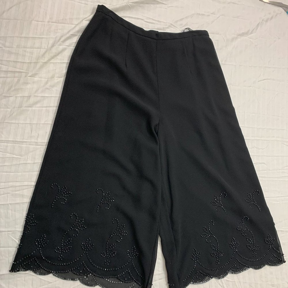 🍎🍎🍎 JR NITES BY CALIENDO WOMENS CAPRIS PANTS SIZE 14   🍎🍎🍎